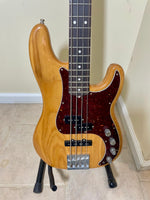 2019 Fender American Ultra Precision Bass - Natural with Rosewood Fingerboard